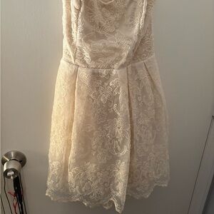 Windsor Ivory Floral Lace Dress